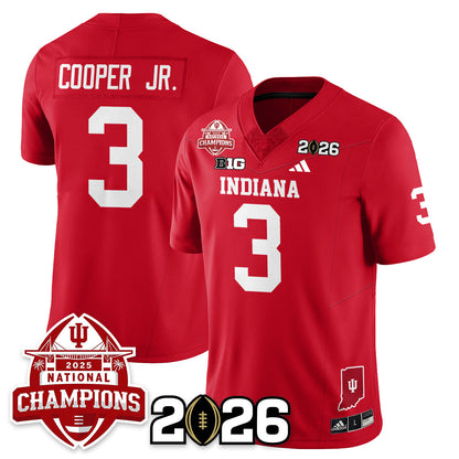 Indiana Hoosiers Vapor Limited Football Jersey V2 - 2025 National Champions