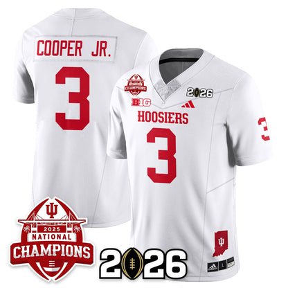 Indiana Hoosiers Vapor Limited Football Jersey V2 - 2025 National Champions