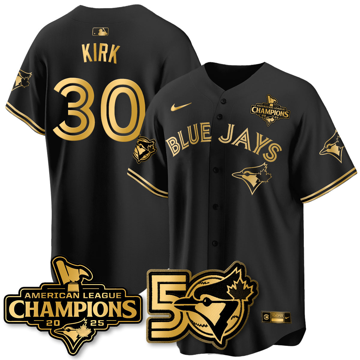 TOR 2025 American League Champions Vapor Limited Jersey - 50th Season - All Stitched