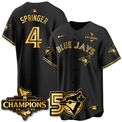 TOR 2025 American League Champions Vapor Limited Jersey - 50th Season - All Stitched