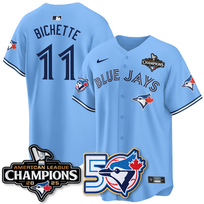 TOR 2025 American League Champions Vapor Limited Jersey - 50th Season - All Stitched