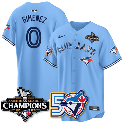 TOR 2025 American League Champions Vapor Limited Jersey - 50th Season - All Stitched