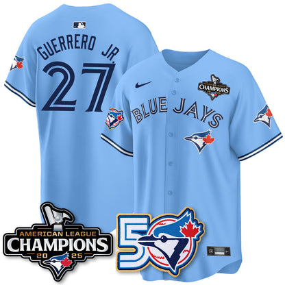 TOR 2025 American League Champions Vapor Limited Jersey - 50th Season - All Stitched