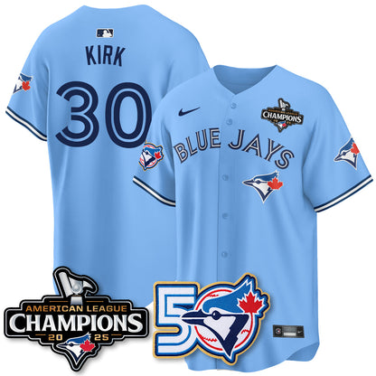 TOR 2025 American League Champions Vapor Limited Jersey - 50th Season - All Stitched