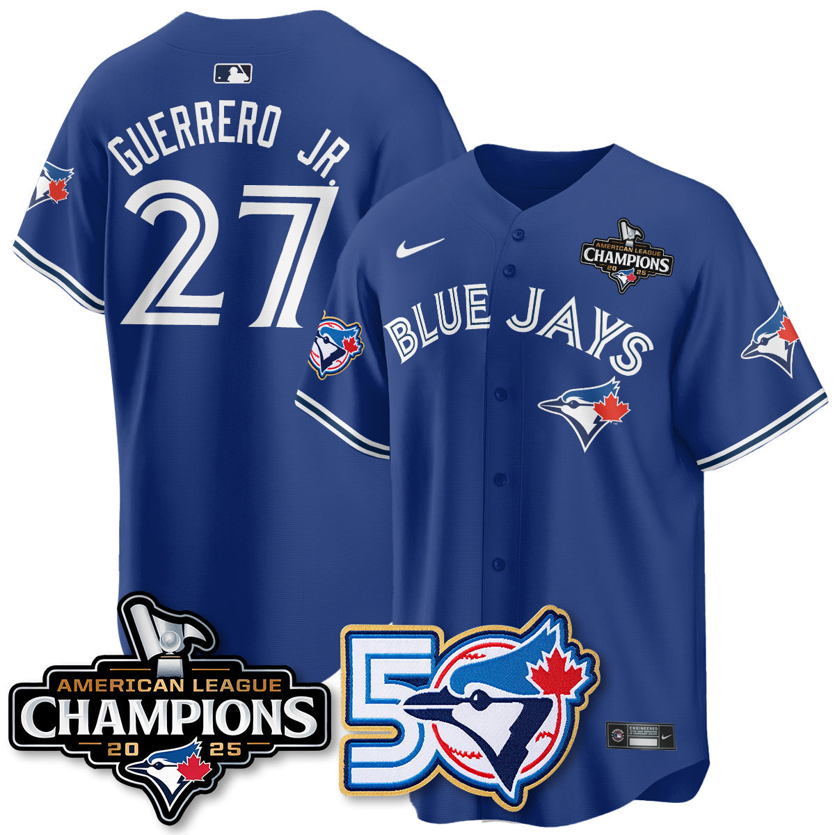 TOR 2025 American League Champions Vapor Limited Jersey - 50th Season - All Stitched