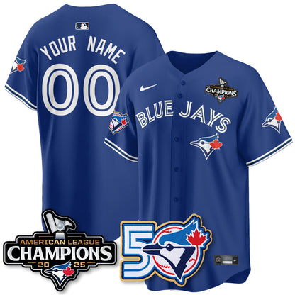 Custom TOR 2025 American League Champions Vapor Limited Jersey - 50th Season - All Stitched