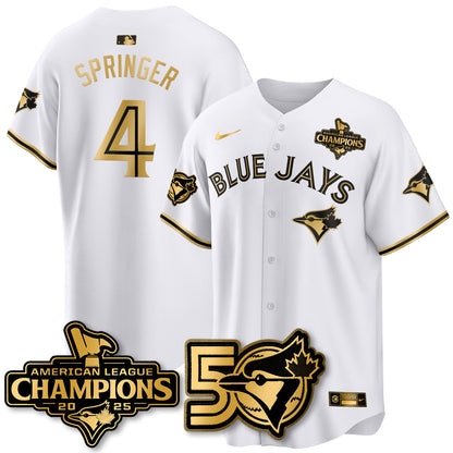 TOR 2025 American League Champions Vapor Limited Jersey - 50th Season - All Stitched