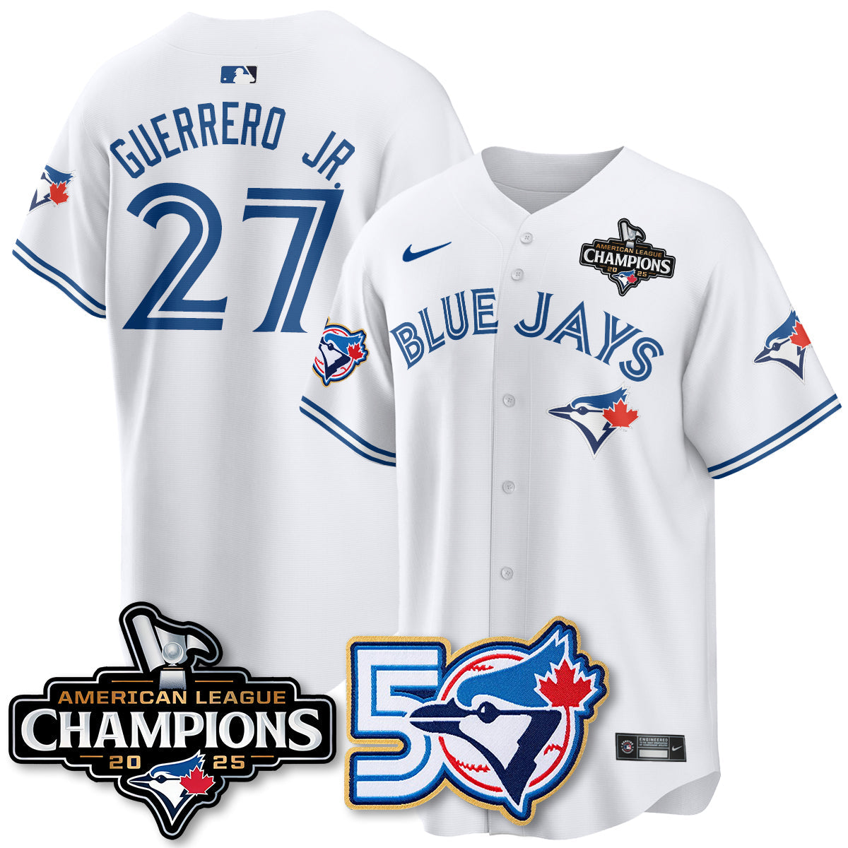 TOR 2025 American League Champions Vapor Limited Jersey - 50th Season - All Stitched