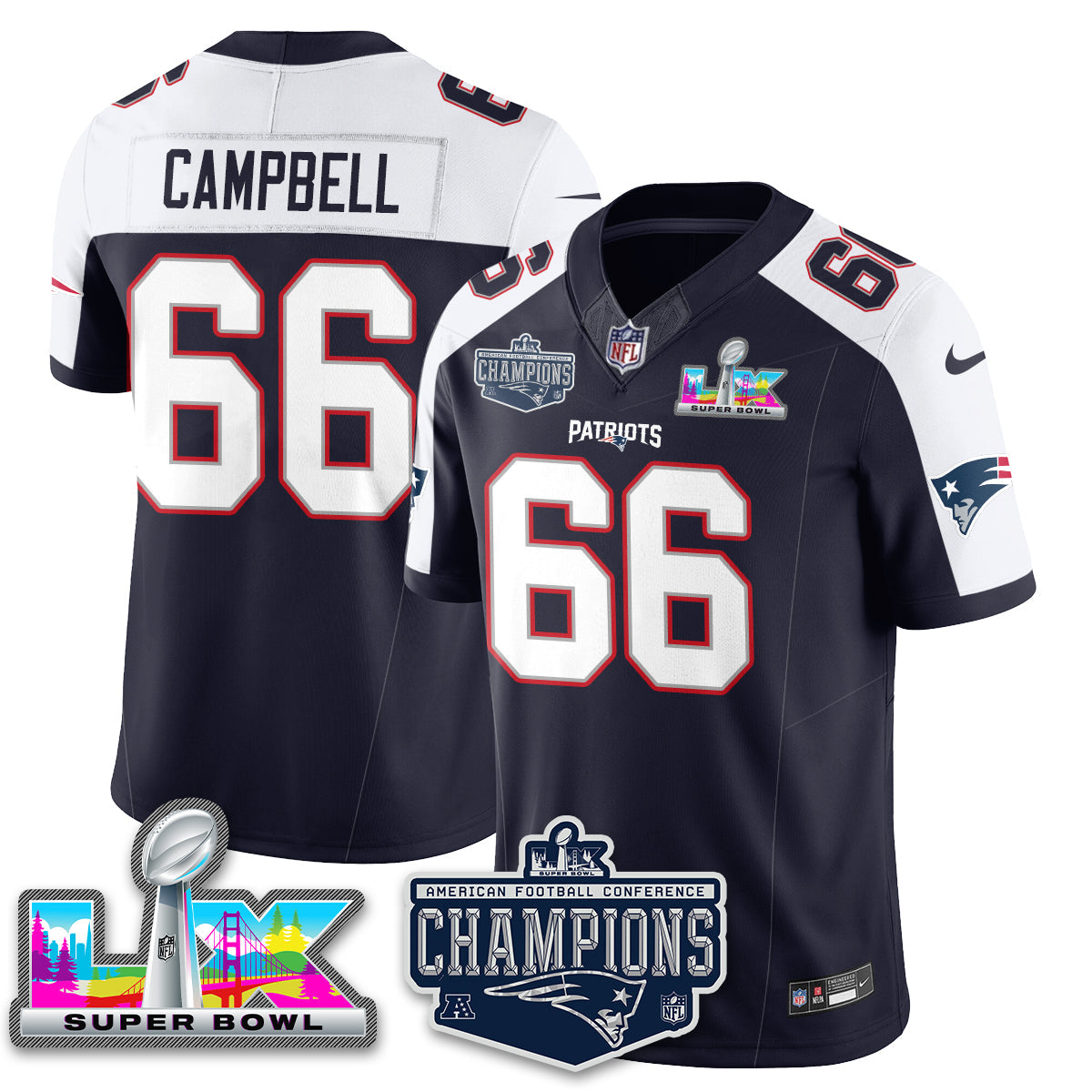 NE 2025 AFC Champions Vapor Limited Jersey