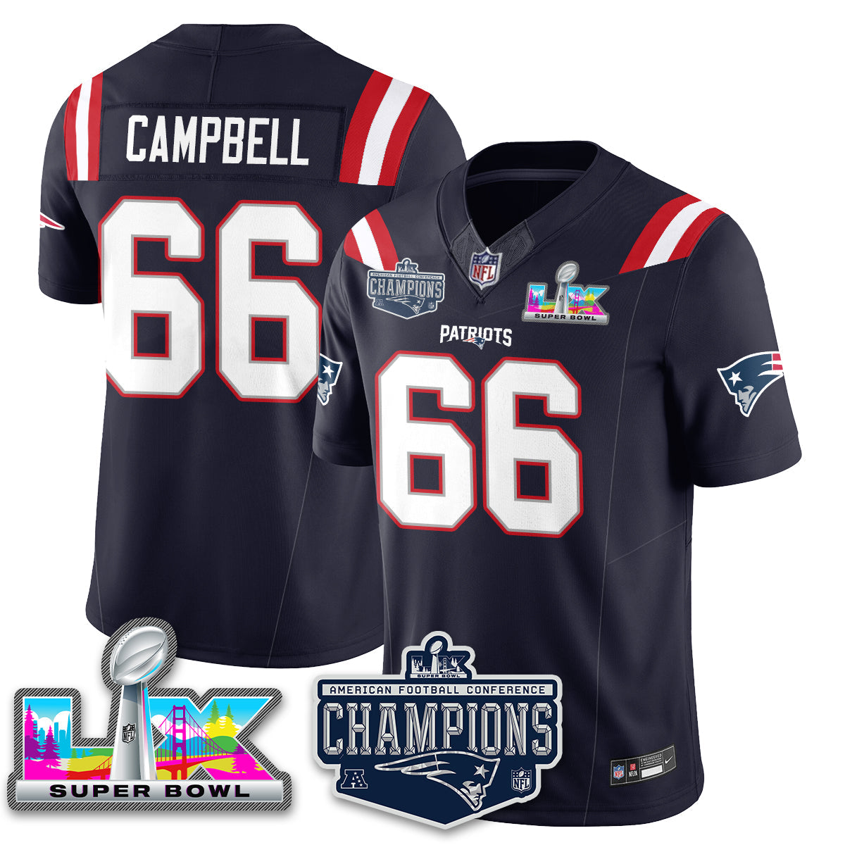 NE 2025 AFC Champions Vapor Limited Jersey