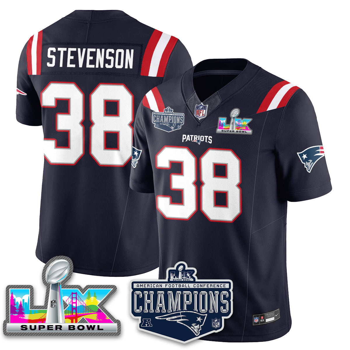 NE 2025 AFC Champions Vapor Limited Jersey
