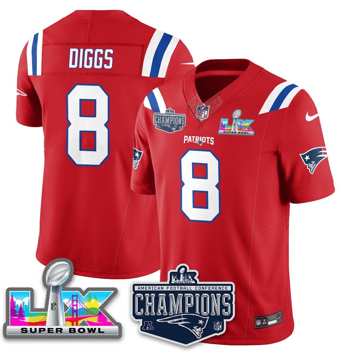 NE 2025 AFC Champions Vapor Limited Jersey