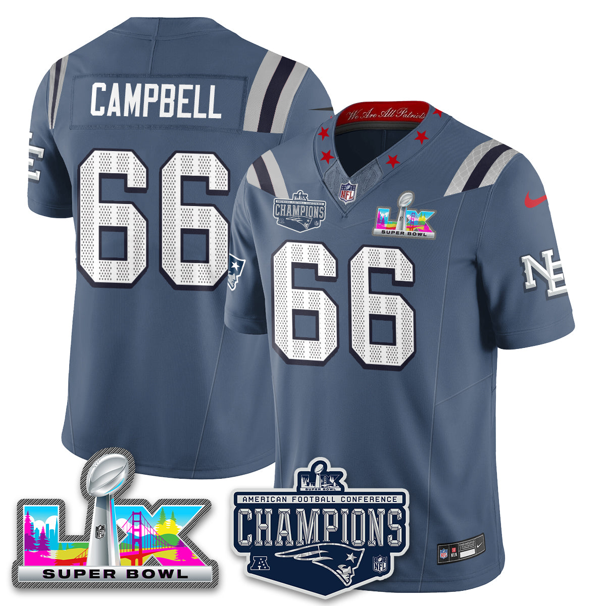 NE 2025 AFC Champions Vapor Limited Jersey