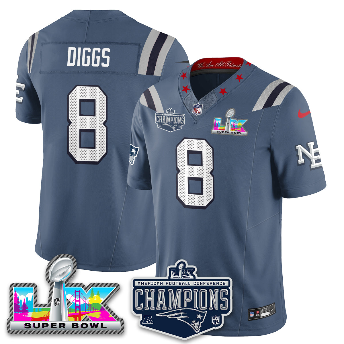 NE 2025 AFC Champions Vapor Limited Jersey