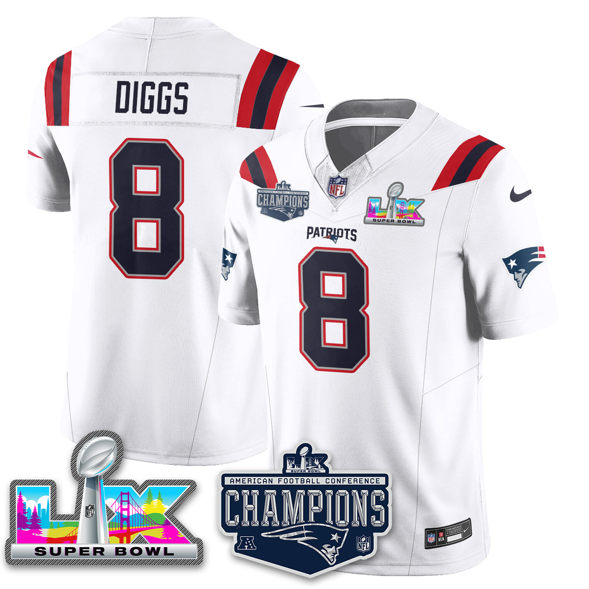 NE 2025 AFC Champions Vapor Limited Jersey