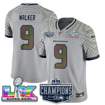 SEA 2025 NFC Champions Vapor Limited Jersey - All Stitched
