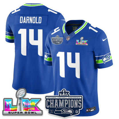 SEA 2025 NFC Champions Vapor Limited Jersey - All Stitched