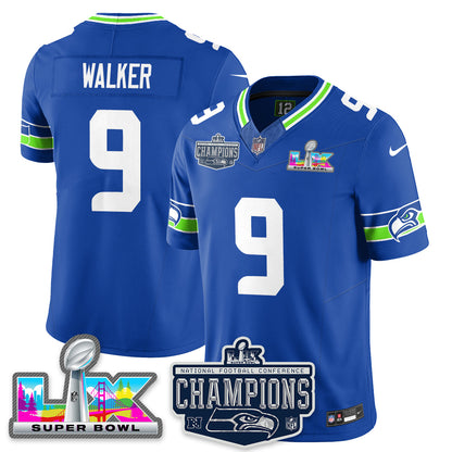SEA 2025 NFC Champions Vapor Limited Jersey - All Stitched
