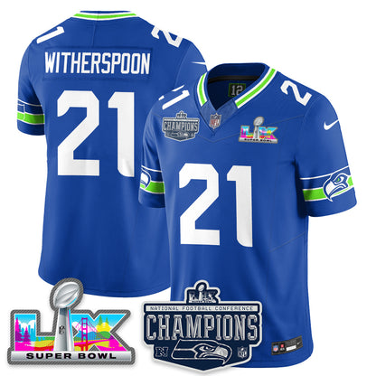SEA 2025 NFC Champions Vapor Limited Jersey - All Stitched