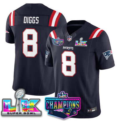 NE 2025 Vapor Jersey - AFC Champions Limited Patch
