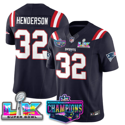 NE 2025 Vapor Jersey - AFC Champions Limited Patch
