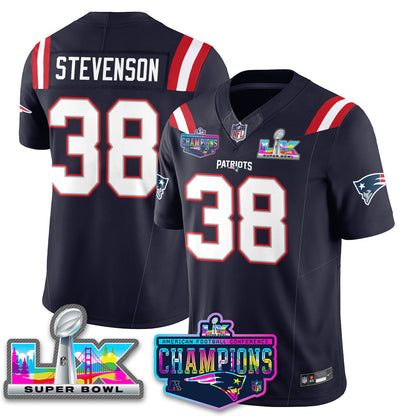 NE 2025 Vapor Jersey - AFC Champions Limited Patch