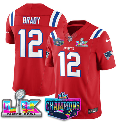 NE 2025 Vapor Jersey - AFC Champions Limited Patch