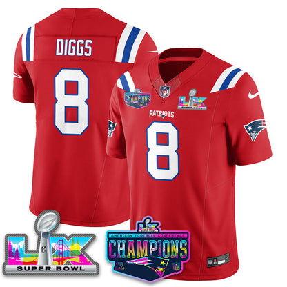 NE 2025 Vapor Jersey - AFC Champions Limited Patch