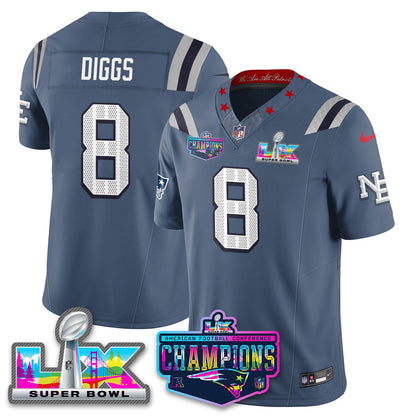 NE 2025 Vapor Jersey - AFC Champions Limited Patch