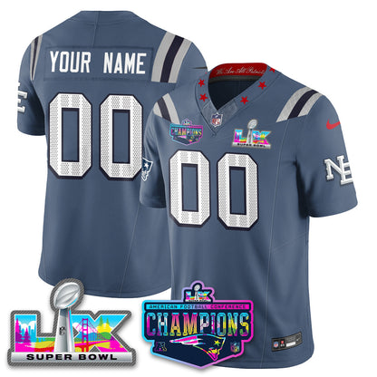 Custom NE 2025 Vapor Jersey - AFC Champions Limited Patch