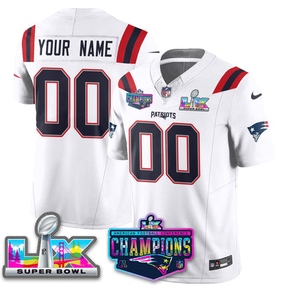 Custom NE 2025 Vapor Jersey - AFC Champions Limited Patch