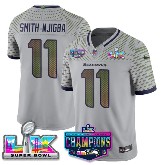 SEA 2025 Vapor Limited Jersey - NFC Champions Limited Patch - All Stitched