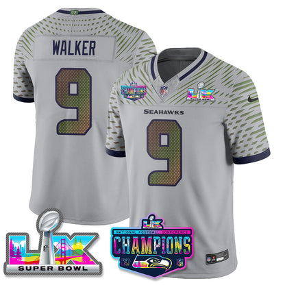 SEA 2025 Vapor Limited Jersey - NFC Champions Limited Patch - All Stitched