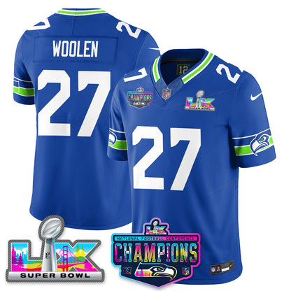 SEA 2025 Vapor Limited Jersey - NFC Champions Limited Patch - All Stitched