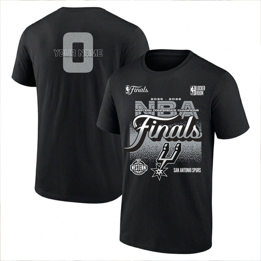 SAS 2026 Basketball  Western Conference Champions Custom Printed T-Shirt V3