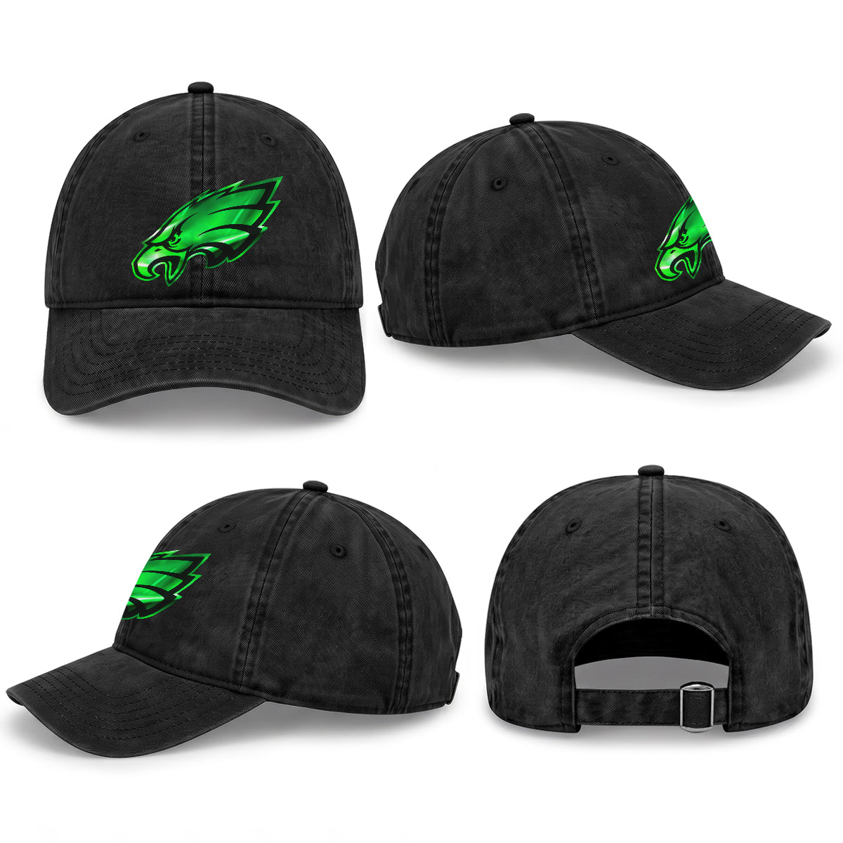 Philadelphia Eagles Fangear Wash Denim Hat - Printed