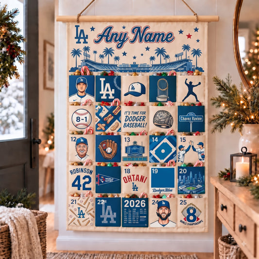 LAD Christmas Custom Wall Advent Calendar - Printed