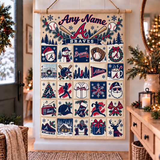 ATL Christmas Custom Wall Advent Calendar - Printed