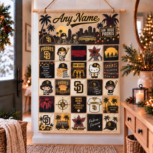 SD Christmas x The Upside Down Custom Wall Advent Calendar - Printed V2