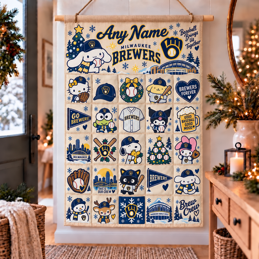 MIL Christmas Custom Wall Advent Calendar - Printed V4