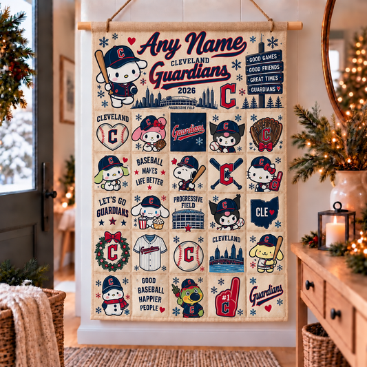 CLE Christmas x Santorini Friends Custom Wall Advent Calendar - Printed V2