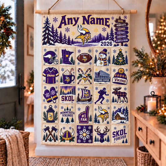 MIN Christmas Custom Wall Advent Calendar - Printed V2