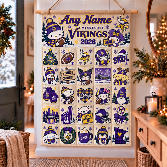 MIN Christmas x Santorini Friends Custom Wall Advent Calendar - Printed V3