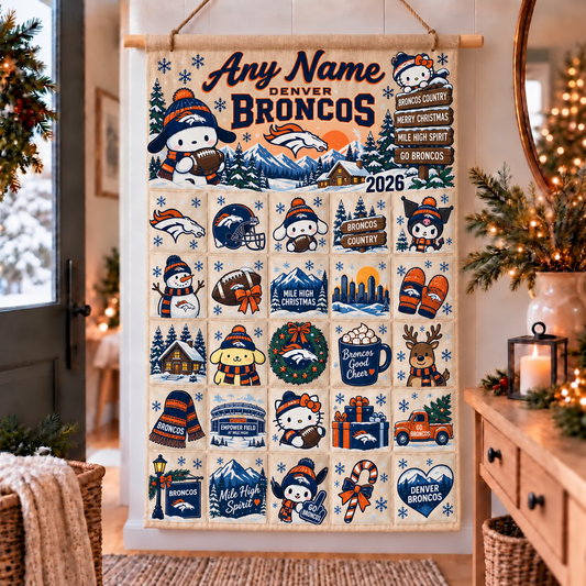DEN Christmas x Santorini Friends Custom Wall Advent Calendar - Printed V2