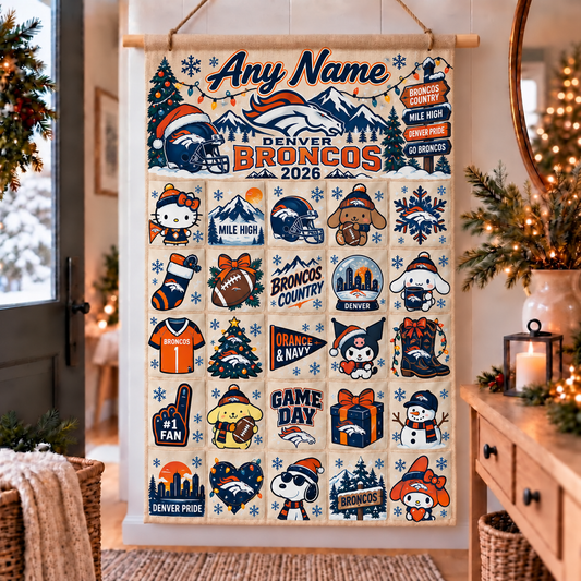 DEN Christmas x Santorini Friends Custom Wall Advent Calendar - Printed V3