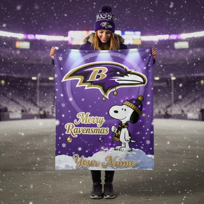 BAL x SNP | Premium Christmas Fleece Blanket & Throw Pillow