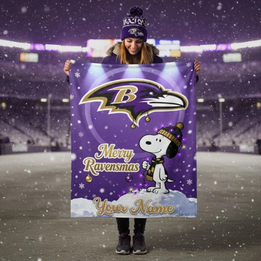 BAL x SNP | Premium Christmas Fleece Blanket & Throw Pillow