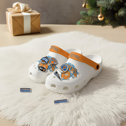 NYK 2026 NBA Finals Clogs White - Charms Gift Set