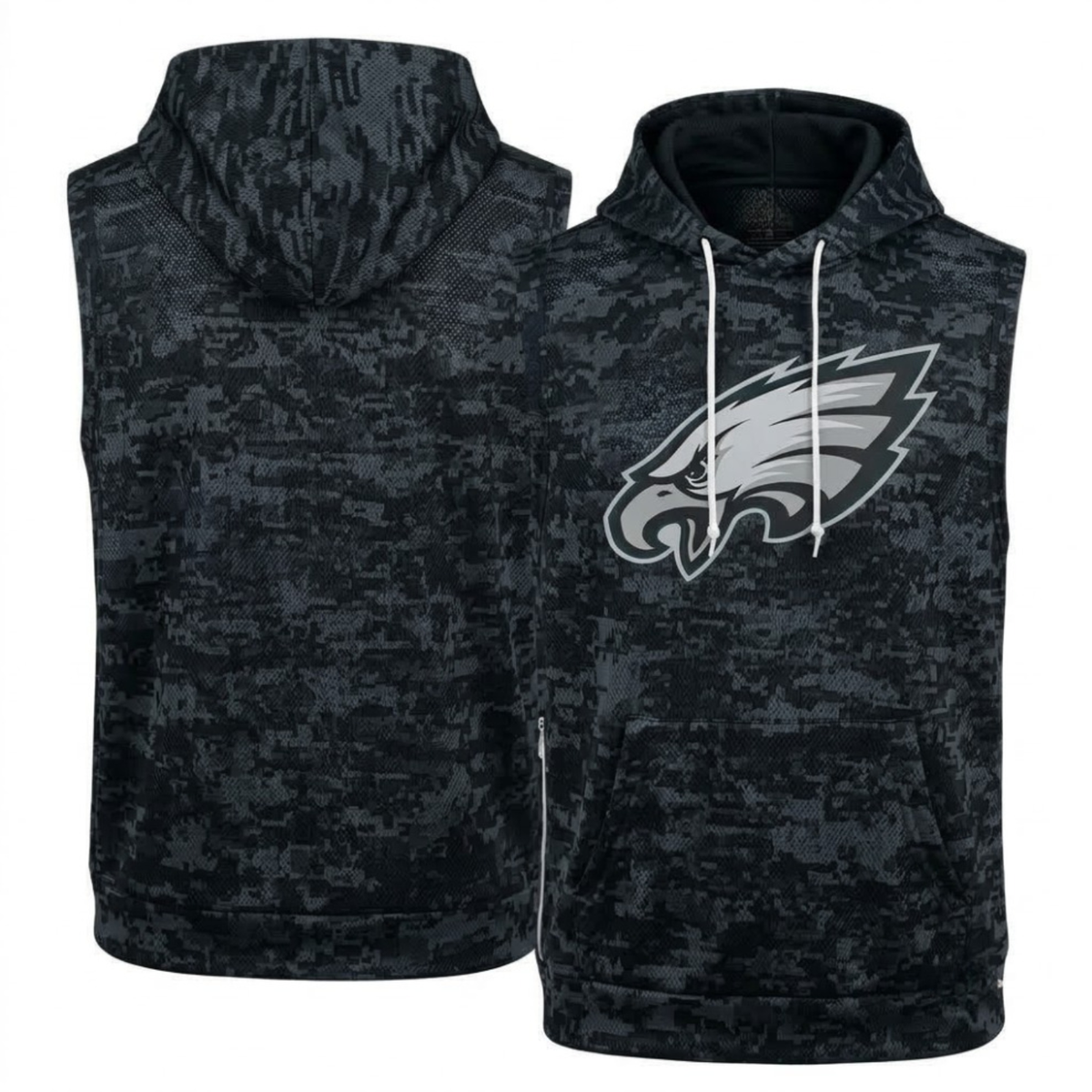 PHI Salute to Service Sleeveless Hoodie Tank Top - Printed