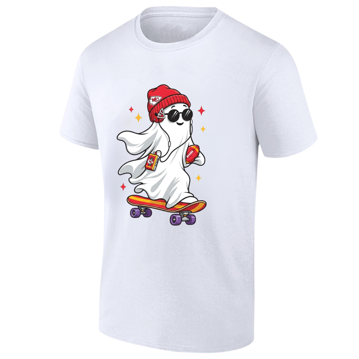 KC Skater Boo One Side T-Shirt - Printed